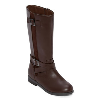 Thereabouts Little & Big  Girls Seabrook Riding Boots Block Heel