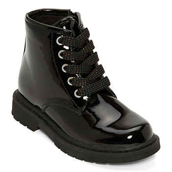 Thereabouts Toddler Girls Shell Combat Boots Flat Heel