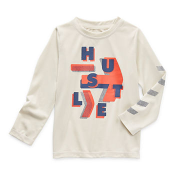 Xersion Toddler Boys Crew Neck Long Sleeve Graphic T-Shirt
