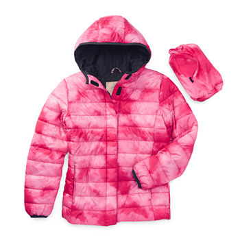 Thereabouts Little & Big Unisex Adaptive Hooded Packable Midweight Puffer Jacket