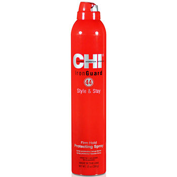 Chi Styling Iron Guard 44 Style & Stay Protecting Strong Hold Hair Spray-10 oz.