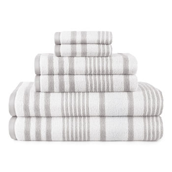 Linden Street Stripe Perfromance Bath Towel