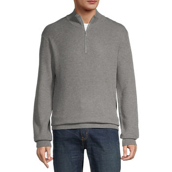 Stafford Mens Long Sleeve Pullover Sweater