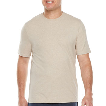 Stafford Super Soft Mens Short Sleeve Pajama Top - Big and Tall Sizes