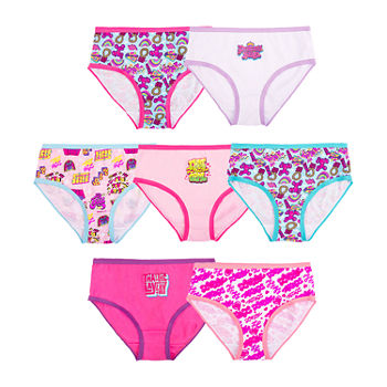 Lay Lay Little & Big Girls 7 Pack Brief Panty