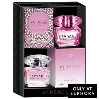 Versace Bright Crystal and Bright Crystal Absolu Mini Coffret