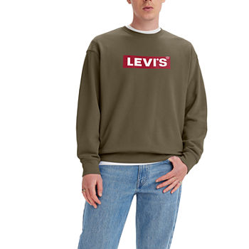 Levi's® Mens Crew Neck Long Sleeve Sweatshirt