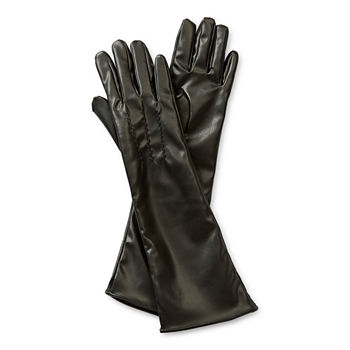 Worthington Long Faux Leather 1 Pair Cold Weather Gloves