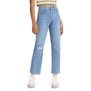 Levi's Womens Ribcage High Rise Slim Fit Jean