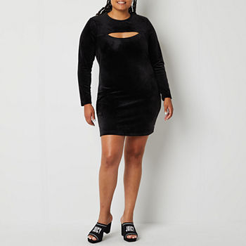 Juicy By Juicy Couture Plus Long Sleeve Bodycon Dress