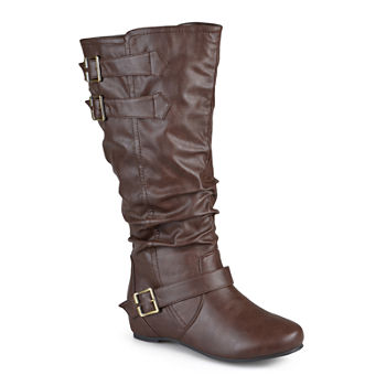 Journee Collection Womens Tiffany Extra Wide Calf Slouch Boots