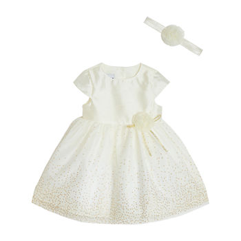 Marmellata Toddler Girls Short Sleeve Cap Sleeve A-Line Dress