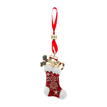 Monet Jewelry Stocking Christmas Ornament