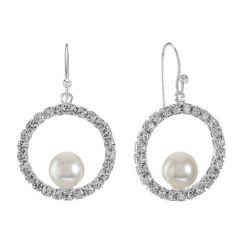 Monet Jewelry Simulated Pearl Simulated Pearl Drop Earrings