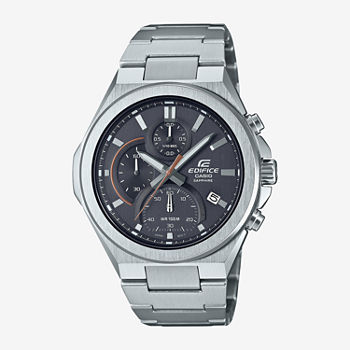 Casio Mens Silver Tone Stainless Steel Bracelet Watch Efb700d-8av