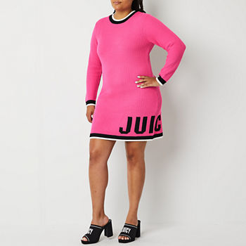 Juicy By Juicy Couture Plus Long Sleeve Sweater Dress