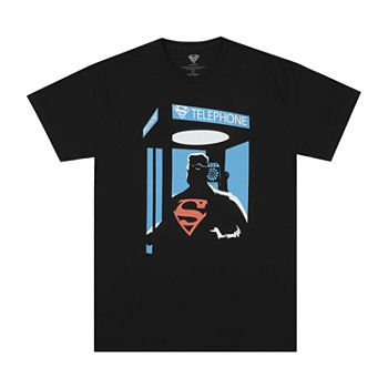 Big and Tall Mens Crew Neck Short Sleeve Classic Fit Superman Graphic T-Shirt