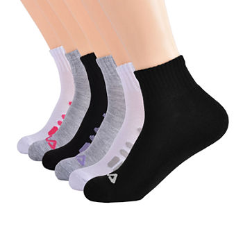 Fila 6 Pair Quarter Socks Womens