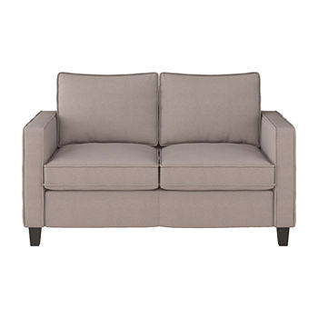 Georgia Living Room Collection Track-Arm Upholstered Loveseat