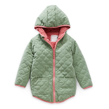 Okie Dokie Toddler Girls Reversible Midweight Quilted Jacket