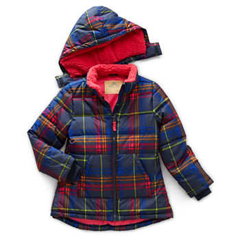 Thereabouts Little & Big Girls Hooded Heavyweight Puffer Jacket
