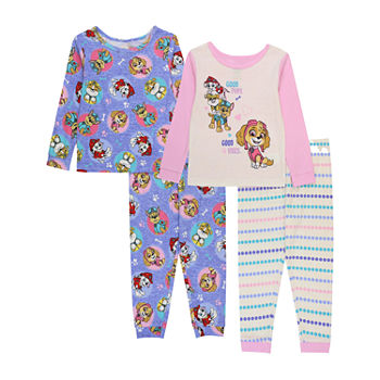 Toddler Girls 4-pc. Paw Patrol Pajama Set