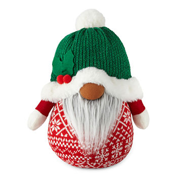 North Pole Trading Co. North Pole Village African American 10" Beanie Gnome