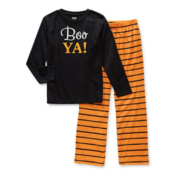 Hope & Wonder Boo Ya! Kids Halloween Pajama Set 2-pc. Long Sleeve