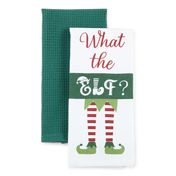 Homewear Holiday What The Elf 2-pc. Kitchen Towel