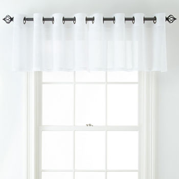 JCPenney Home Bayview Tailored Grommet Top Tailored Valance