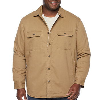 The Foundry Big & Tall Supply Co. Outdoor Mens Big and Tall Midweight Shirt Jacket