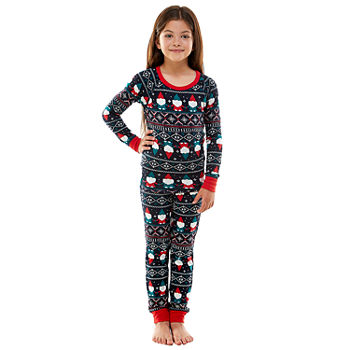Jaclyn Kids Little & Big Unisex 2-pc. Christmas Pajama Set