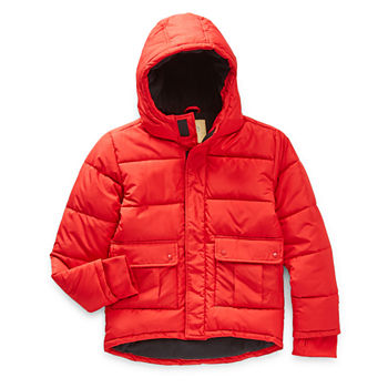 Thereabouts Little & Big Unisex Hooded Packable Heavyweight Puffer Jacket