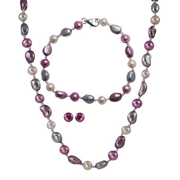 Blossom 3-Pc. Freshwater Pearl Jewelry Set