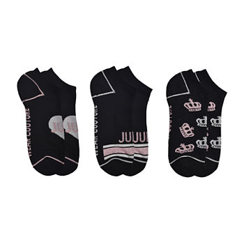 Juicy By Juicy Couture 3 Pair Low Cut Socks Womens