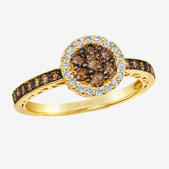 Le Vian® Ring featuring 1/2 CT. T.W. Chocolate Diamonds®  1/6 CT. T.W. Nude Diamonds™  set in 14K Honey Gold™