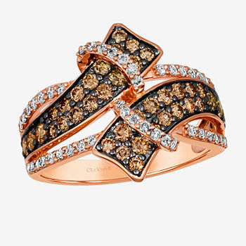 Le Vian® Ring featuring 7/8 CT. T.W. Chocolate Diamonds®  1/3 CT. T.W. Nude Diamonds™  set in 14K Strawberry Gold®