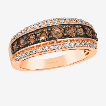 Le Vian® Ring featuring 7/8 CT. T.W. Chocolate Diamonds®  1/3 CT. T.W. Nude Diamonds™  set in 14K Strawberry Gold®