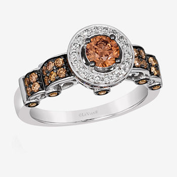 Le Vian® Ring featuring 1 1/10 CT. T.W. Chocolate Diamonds®  1/8 CT. T.W. Nude Diamonds™  set in 14K Vanilla Gold®