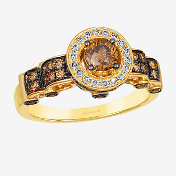 Le Vian® Ring featuring 1 1/10 CT. T.W. Chocolate Diamonds®  1/8 CT. T.W. Nude Diamonds™  set in 14K Honey Gold™