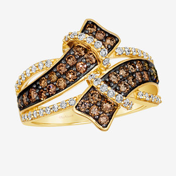 Le Vian® Ring featuring 7/8 CT. T.W. Chocolate Diamonds®  1/3 CT. T.W. Nude Diamonds™  set in 14K Honey Gold™