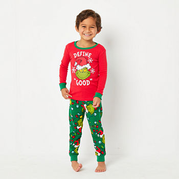 Toddler Unisex 2-pc. Dr. Seuss Grinch Christmas Pajama Set