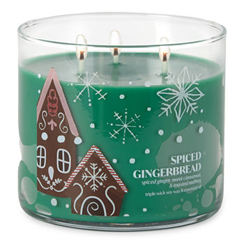 Distant Lands 14 Oz. 3 Wick Spiced Gingerbread Jar Candle