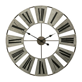 Stylecraft Roman Numeral Iron Wall Clock