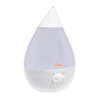 Crane Drop 1 Gallon Ultrasonic Cool Mist Humidifier - White