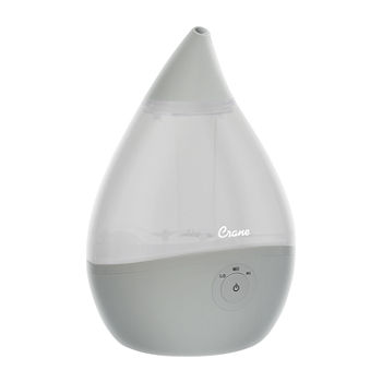 Crane Droplet 0.5 Gallon Ultrasonic Cool Mist Humidifier - Gray
