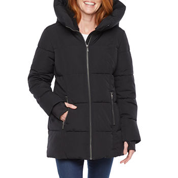 St. John's Bay Hooded Wind Resistant Water Resistant Heavyweight Parka