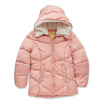 Thereabouts Little & Big Girls Hooded Heavyweight Puffer Jacket