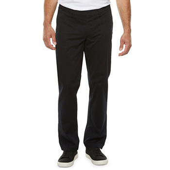 St. John's Bay Mens Adaptive Regular Fit Flat Front Pant