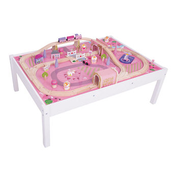 Bigjigs - Wooden Magical Train Set And Table